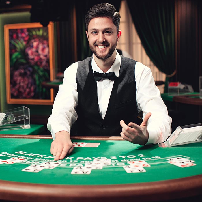 Live Blackjack mit echtem Dealer im VOdds Casino